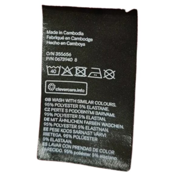 H&M crushed red velvet low back mini dress size 4 - Picture 5 of 5